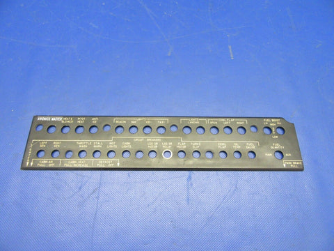Beech 95-B55 Baron Panel Sub-Panel Edge Lit LH 96-324034-1 (1021-407)