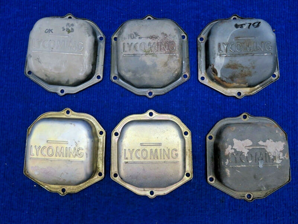 Lycoming Valve Cover LOT OF 6 P/N 61247 (0222-661)