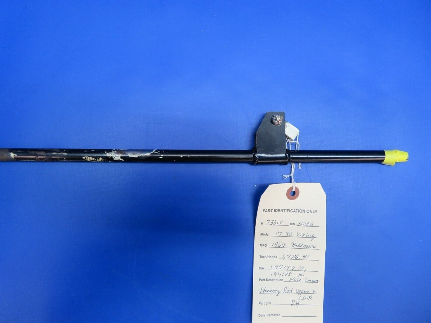Bellanca 17-30 Viking Nose Gear Steering Rod RH P/N 194189-10 (0922-661)