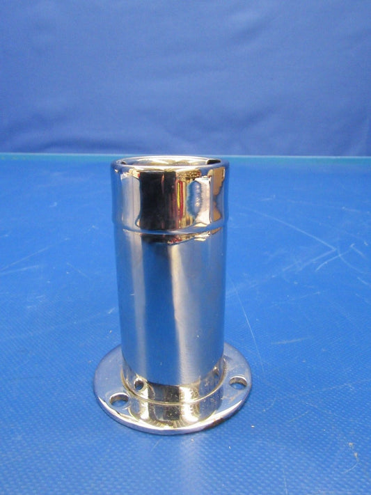 Beech Baron Continental Oil Filler Neck Chrome 3-1/2" P/N 627166 (0118-6