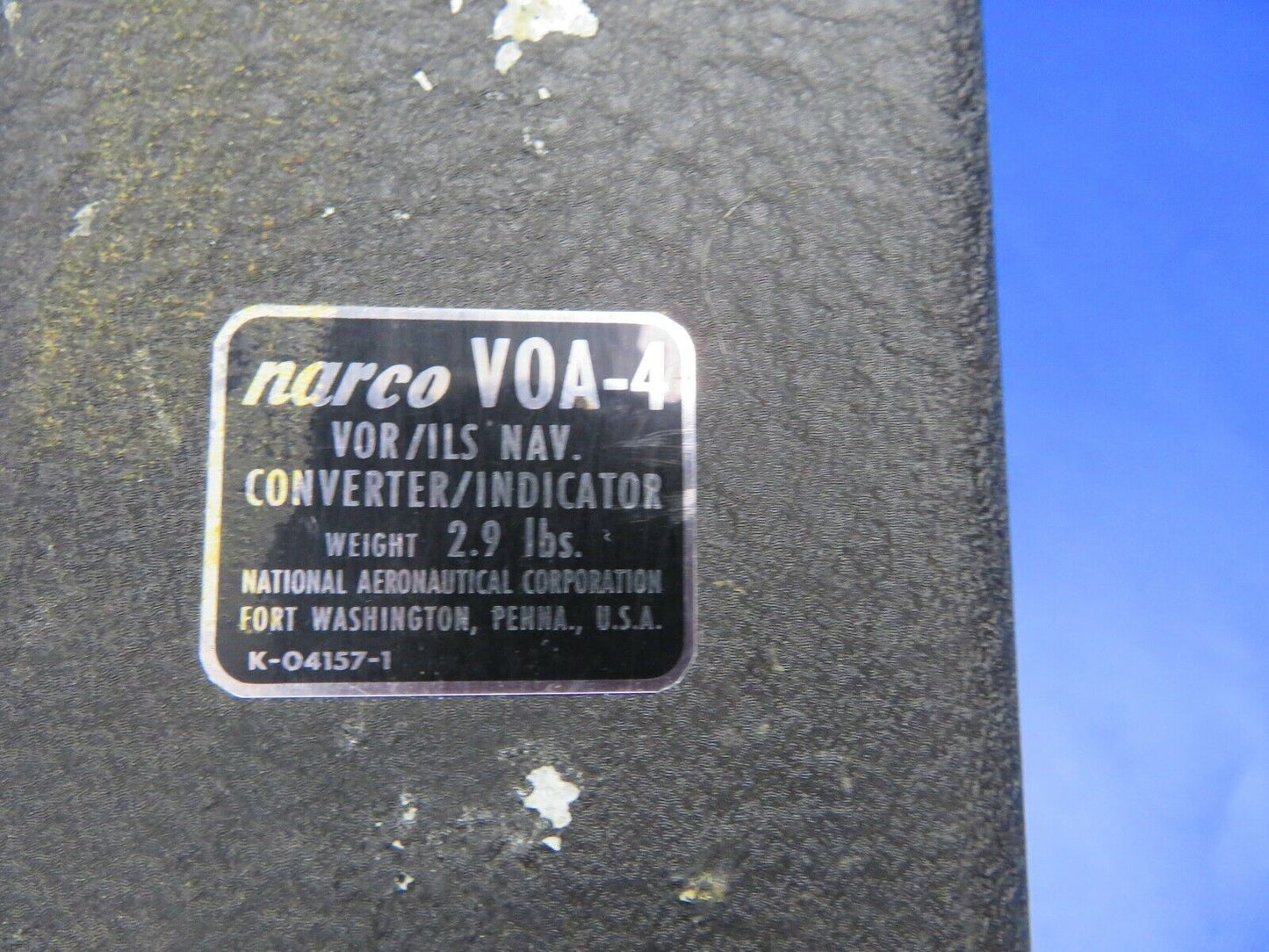 Narco VOA-4 VOR/ILS NAV. Converter / Indicator K-04157-1 PARTS / CORE (0121-327)