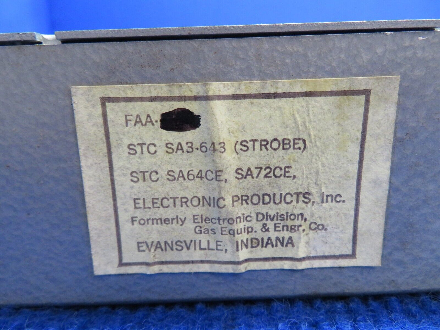 Beech C-35 Bonanza Sky-Lite Strobe Beacon Power Supply 14V P/N F-200 (0722-641)