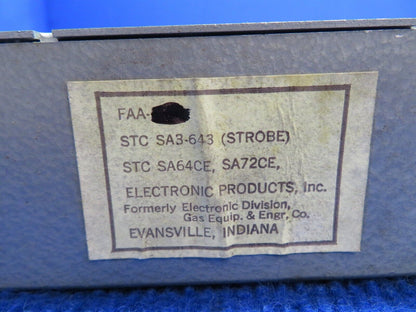 Beech C-35 Bonanza Sky-Lite Strobe Beacon Power Supply 14V P/N F-200 (0722-641)