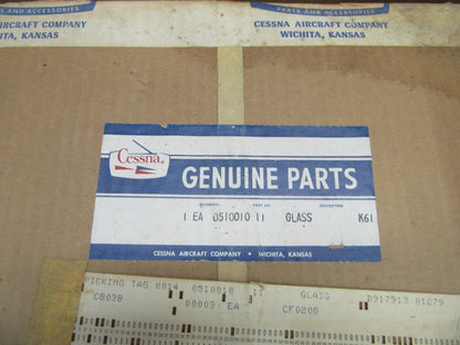 Cessna 180 / 182 Camera Window Glass P/N 0510010-11 NOS (1218-124)