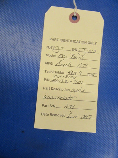 Beech Baron Bendix Mode Annunciator P/N 4000976-7201, MA-872A (0218-180)