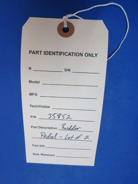 Rudder Pedal P/N 35852 LOT OF 2 (1123-712)