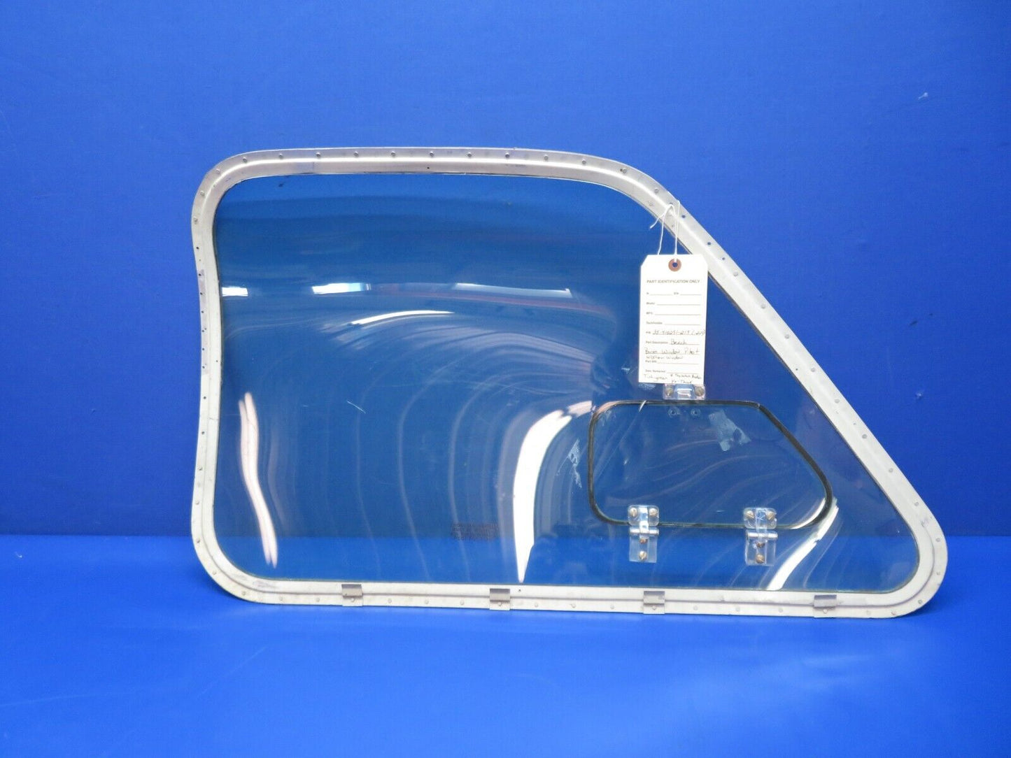 Beech Baron Window Pilot w/ Storm Window 1/4" Thick P/N 35-410291-219 (0523-947)
