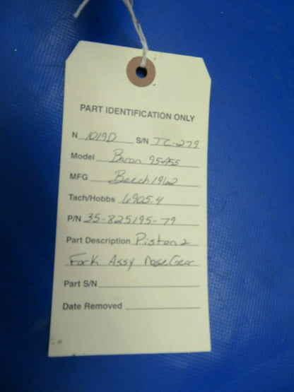 Beech Baron 95-A55 Piston and Fork Assy Nose Gear P/N 35-825195-607 (0420-315)