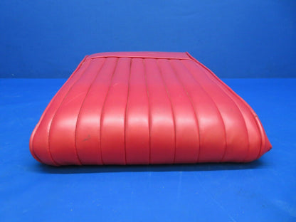 Cessna 120 Seat Assy Red Vinyl P/N 0413185, 0413185-1, 0411736 (0423-40)