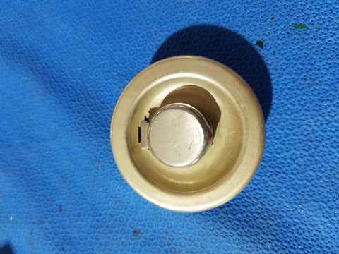 Beech Escutcheon Valve Oxygen Out Gold P/N 50-344363 (0516-252)