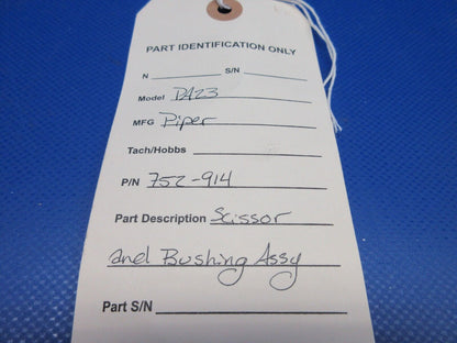 Piper PA23 Aztec Scissor And Bushing Assembly P/N 752-914 (0224-1237)