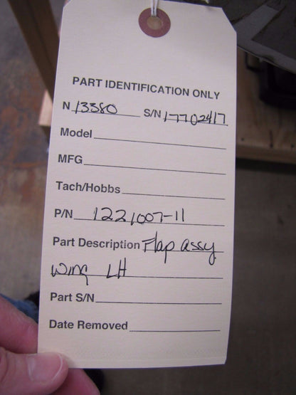 1976 Cessna Cardinal 177B LH Flap P/N 1221007-11 (0317-12)