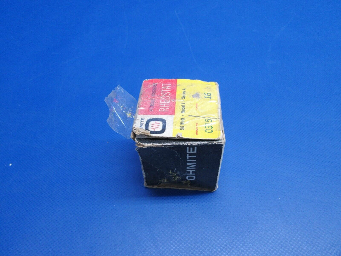 Ohmite J Vitreous Enameled Rheostat 16 Ohms P/N 0315 NOS (0224-1616)