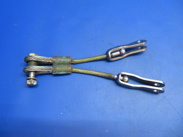 Piper PA-28R-201T Rear Seat Belt Attach Cables & Boot P/N 99242-13 (1122-769)