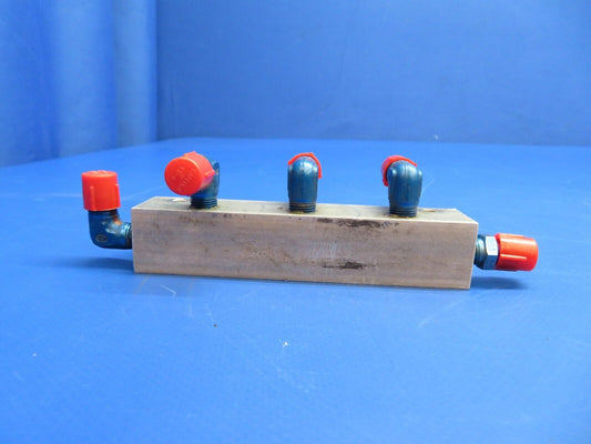 Piper PA-28R-200 Arrow Hydraulic Manifold RH P/N 67521-00, 67521-000 (1022-619)