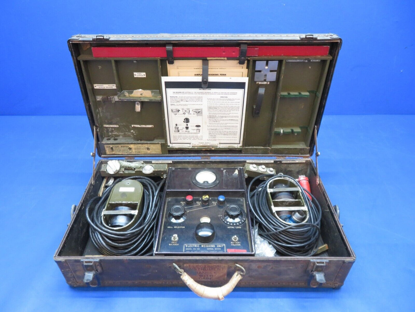 Vintage Aviation / Aircraft Electric Aircraft Weigh Kit Model FS-6A (1023-182)