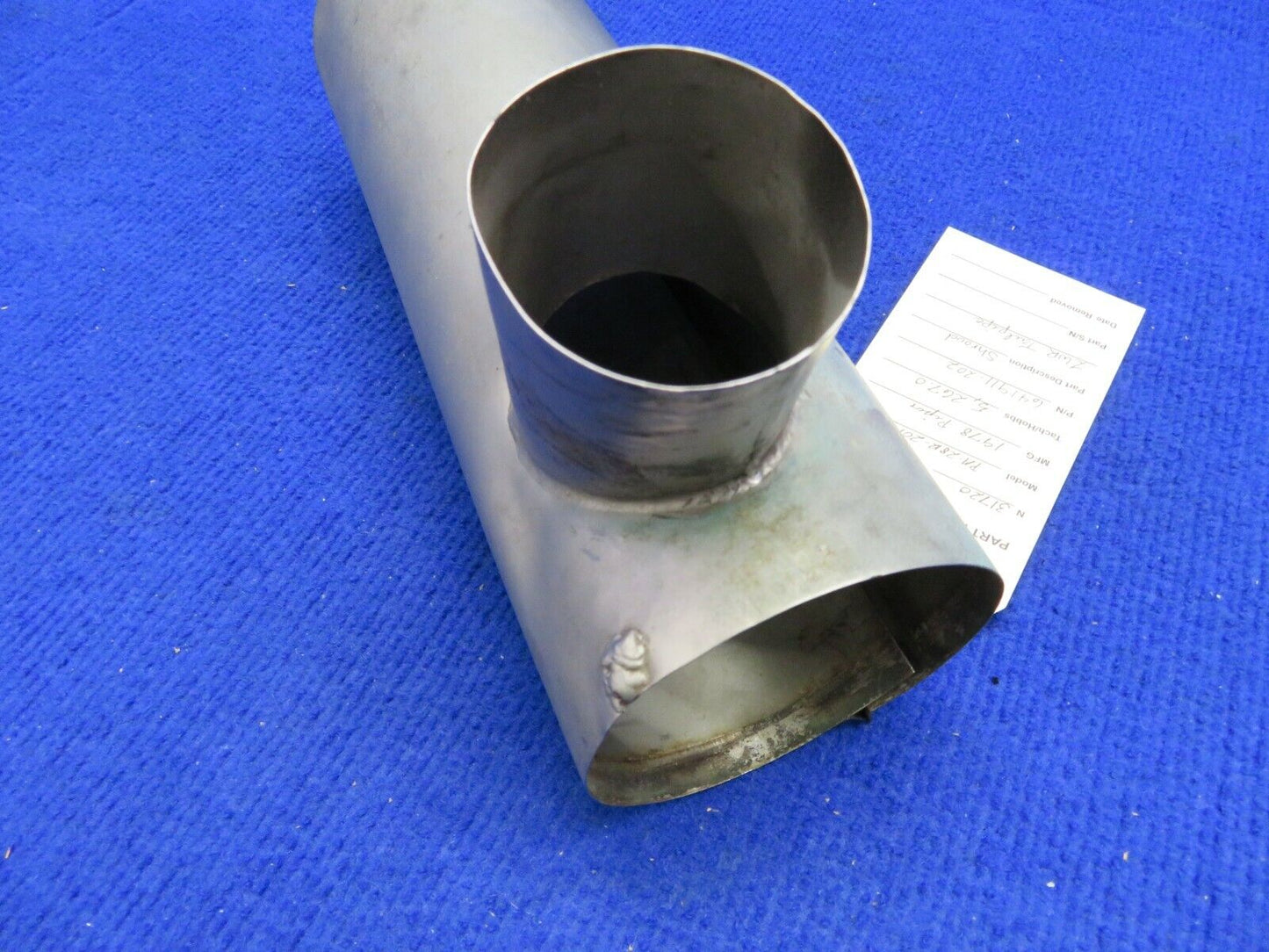 Piper Arrow PA-28R-201T Shroud LWR Tailpipe P/N 641911-202 (0322-361)
