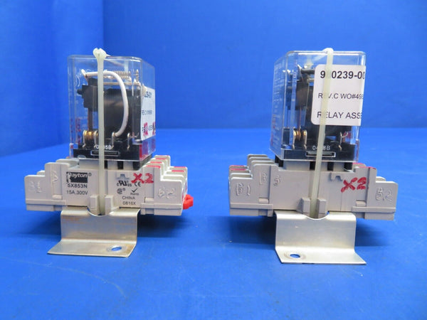 Piper Aerostar 602P Relay Assy P/N KHS-17D11, 1A487 LOT OF 7 (0123-985)