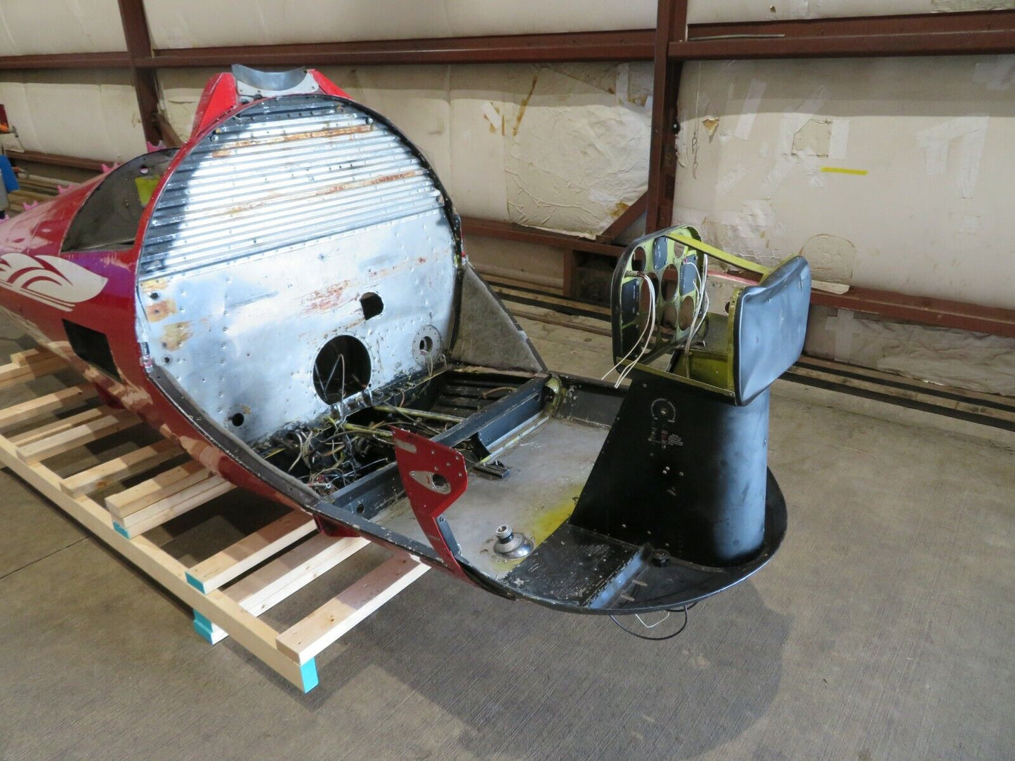 1964 Brantly Helicopter B2B Fuselage Damaged For Parts (0621-101)