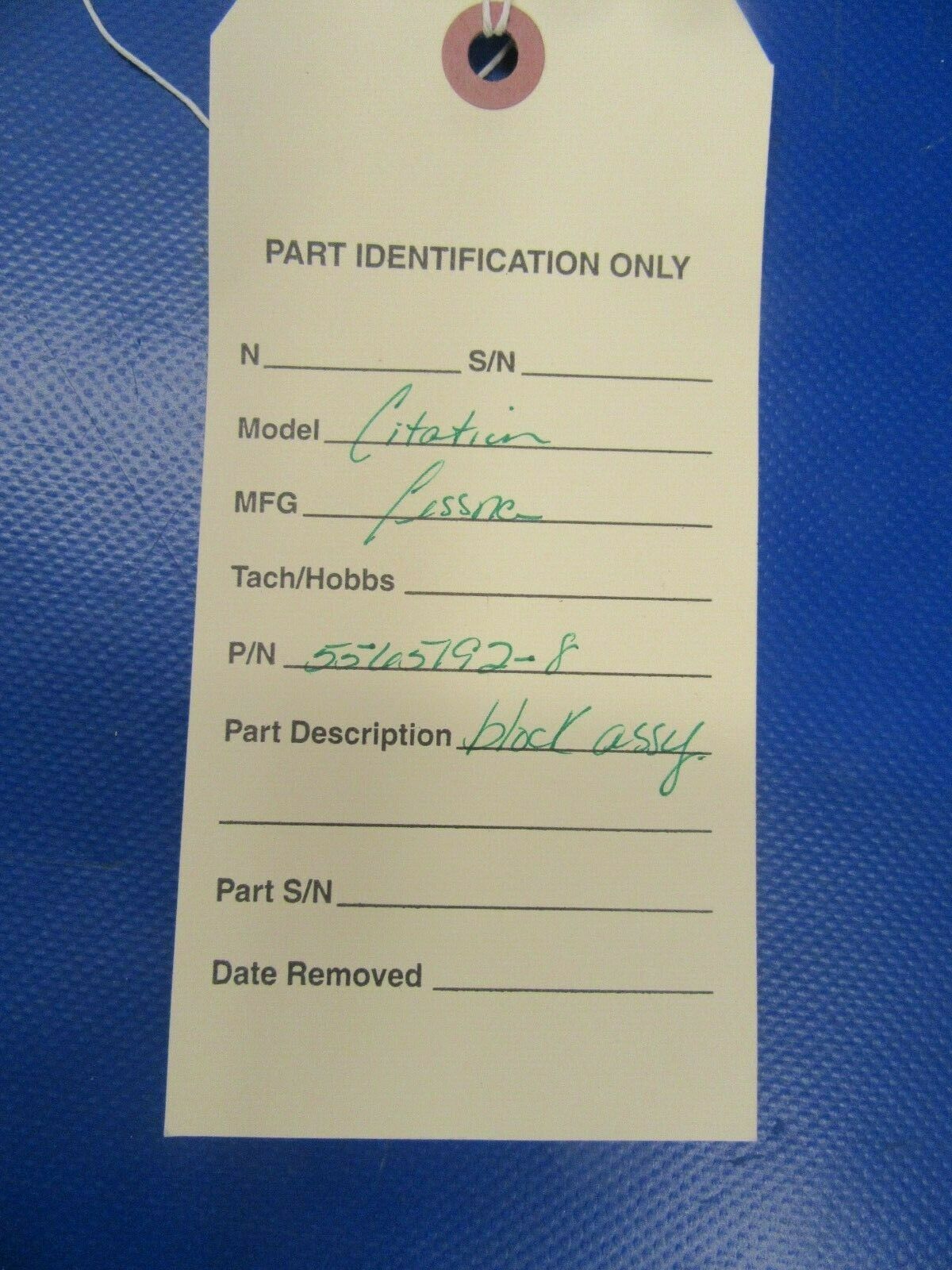 Cessna Citation Block Assy Flap Acuator P/N 5565192-8 NOS (0419-70)