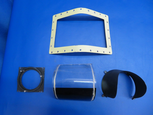 Beech C-35 Bonanza Wing Landing Light Frame w/ Lens P/N 35-115210-10 (1122-882)