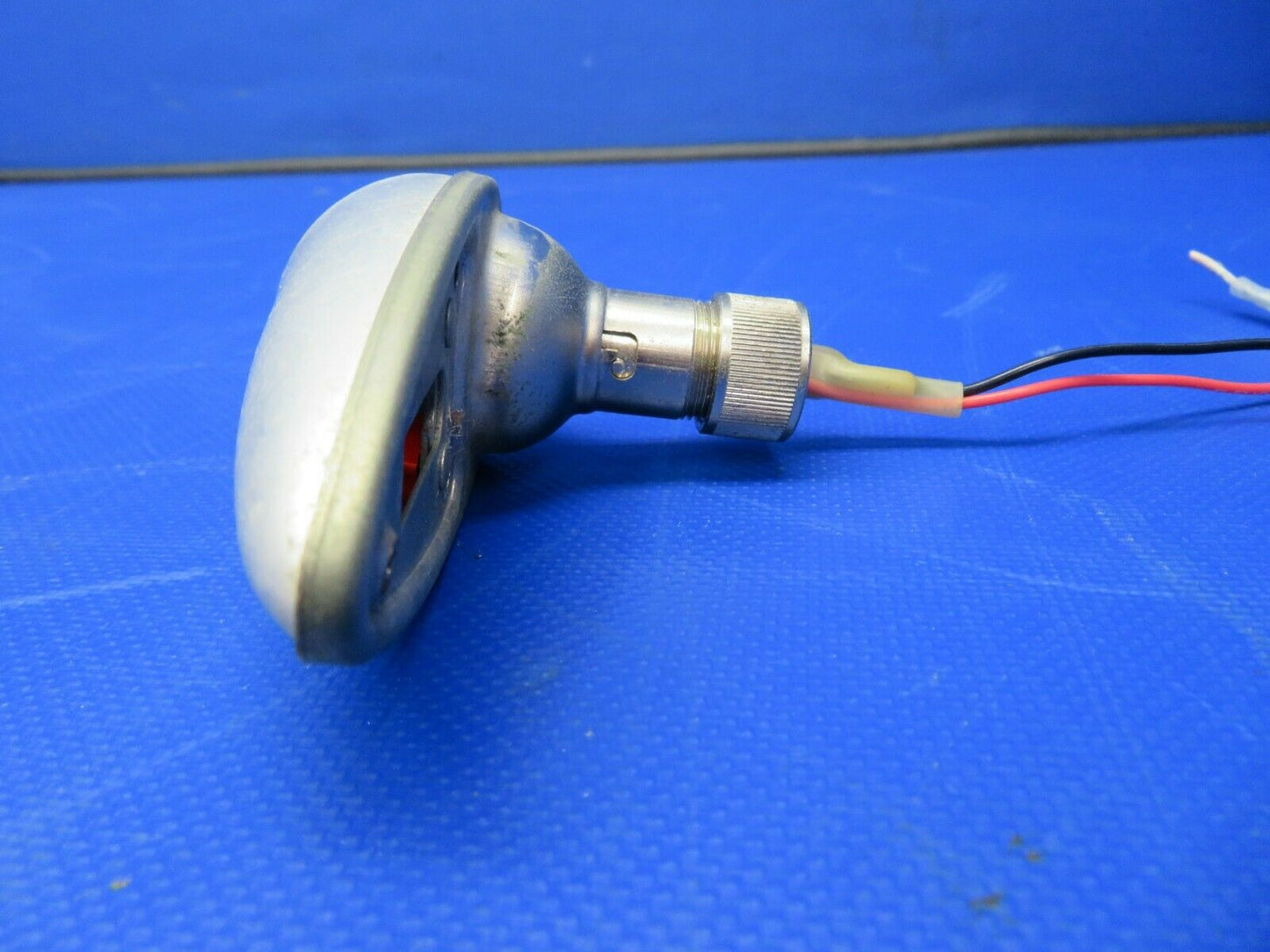 Cessna 170 Whelen Position Light 28V LH Red Lens P/N 01-0770001-42 (0721-857)