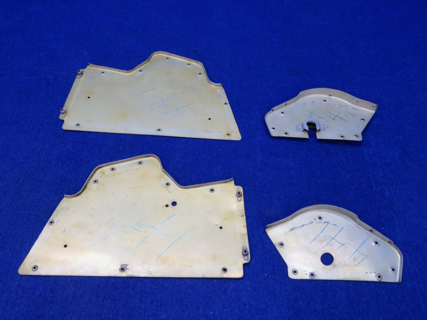 1956 Cessna 310 Pedestal Side Panels LOT OF 4 P/N 0861100-84 (0422-465)