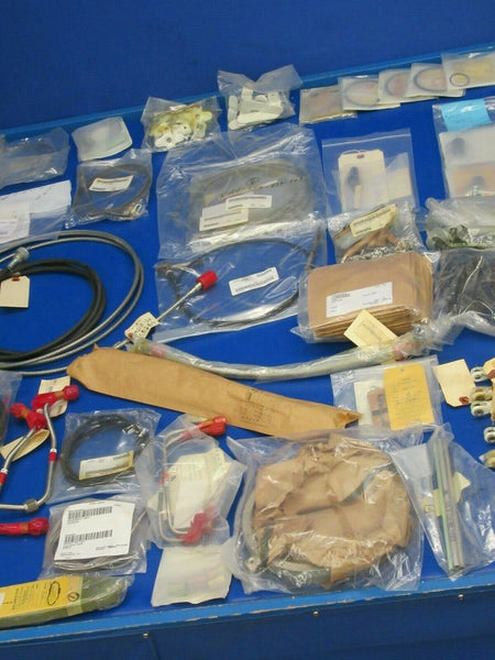 Kawasaki KH-4 (Bell 47) Helicopter NOS Parts Large Lot (0519-342)