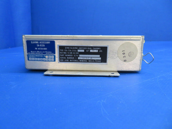 Edo-Aire Mitchell ARC Gyro Slaving Amplifier Dual Channel P/N SA-832A (1022-732)