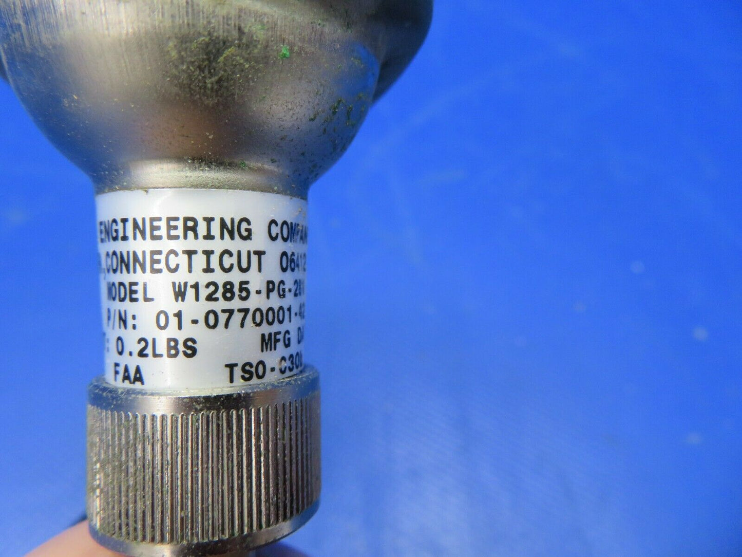 Cessna 170 Whelen Position Light 28V RH Green Lens P/N 01-0770001-42 (0721-879)