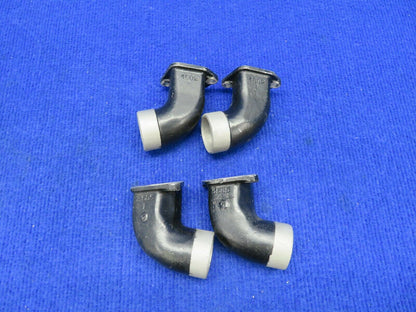 Continental A65, A75, A80 Intake Elbow LOT OF 4 P/N 4602, 3585 (0222-604)