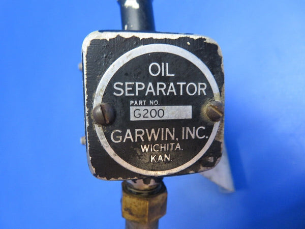 Cessna 182 / 182D Garwin Oil Separator w/ Bracket P/N G200 (0922-694)