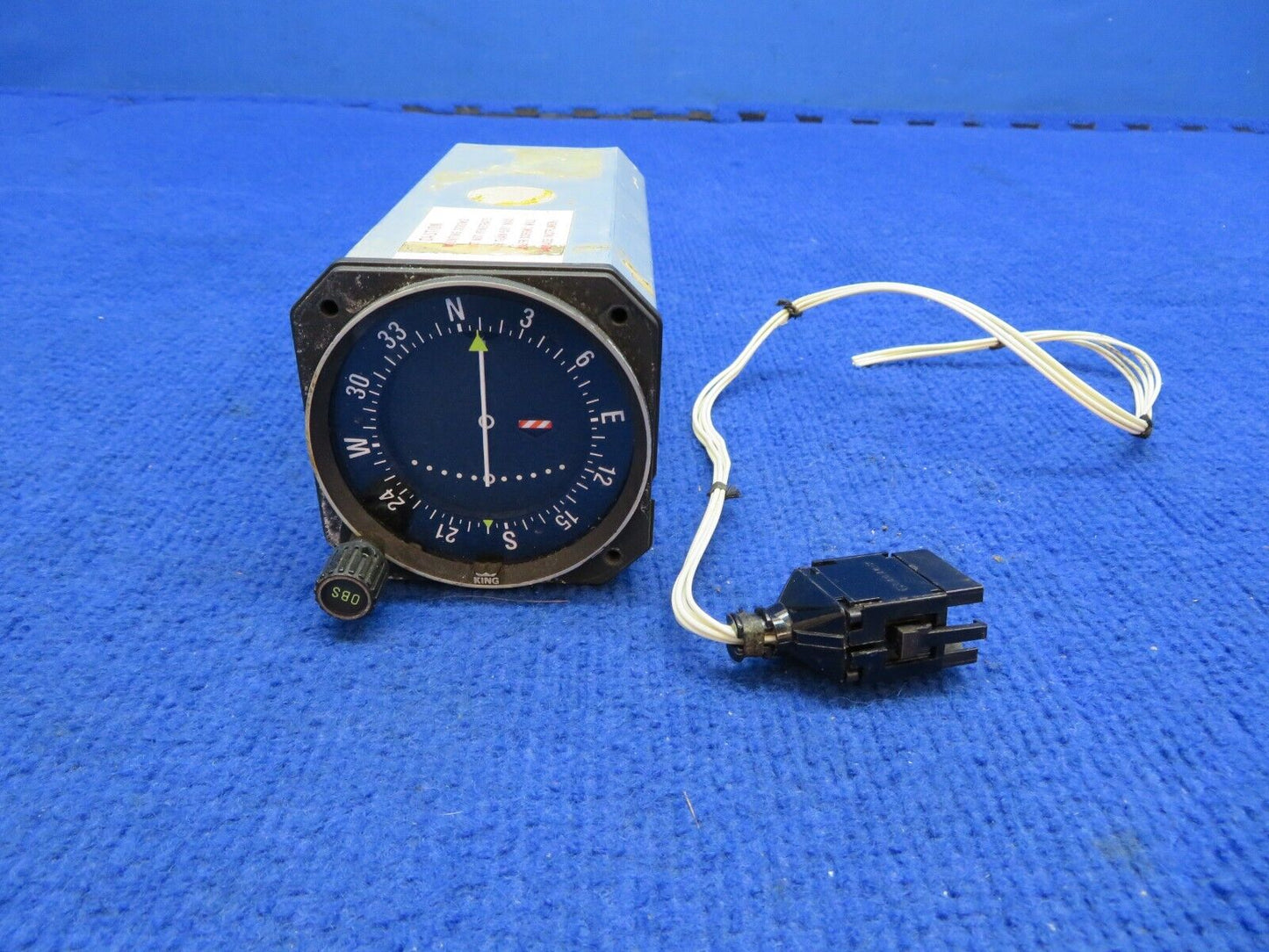King KI 208 VOR / LOC Converter / Indicator w/ 8130 P/N 066-3056-00 (0622-839)