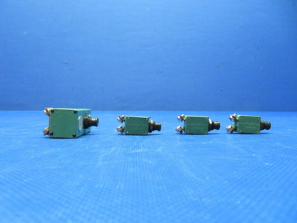 Klixon 25 amp & 2.5 amp Circuit Breaker P/N 9TC-25 LOT OF 4 (0224-195)