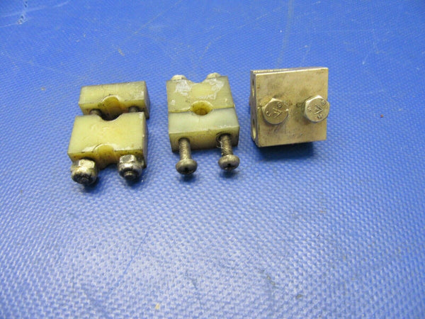 Cessna 182 Clamps / Brackets Cable Firewall LOT OF 3 (0721-442)