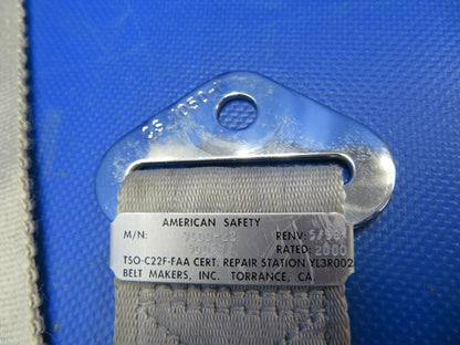 Piper Seneca II Lap Belt P/N 9600-22 Light Gray (1119-238)