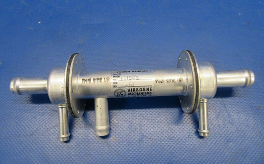 Cessna 337 Skymaster Airborne Vacuum Manifold Valve 1H5-3 NOS (1218-268)