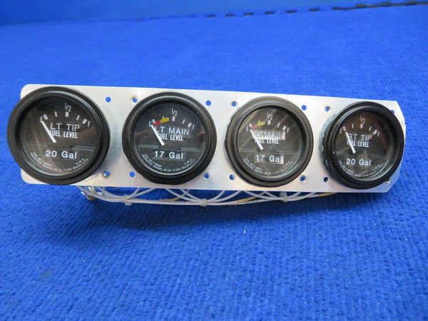 Beech C-35 Bonanza Rochester Fuel Level Gauge Cluster P/N 5-90044 (0722-636)