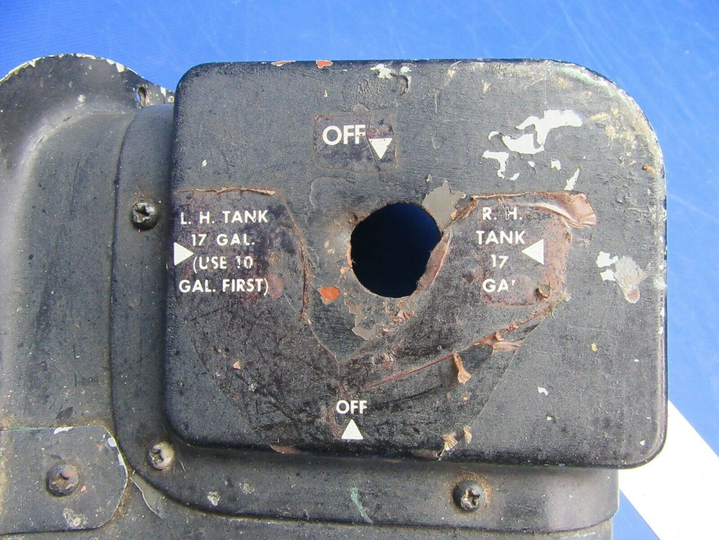 Beech Bonanza Fuel Selector Cover P/N 35-534421-7 (0821-497)