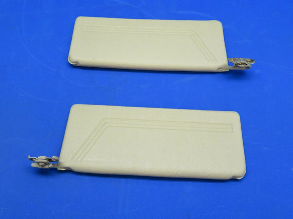 Cessna 182P Sun Visor Set LH & RH Dark Tan P/N 0700122-13 (0820-118)