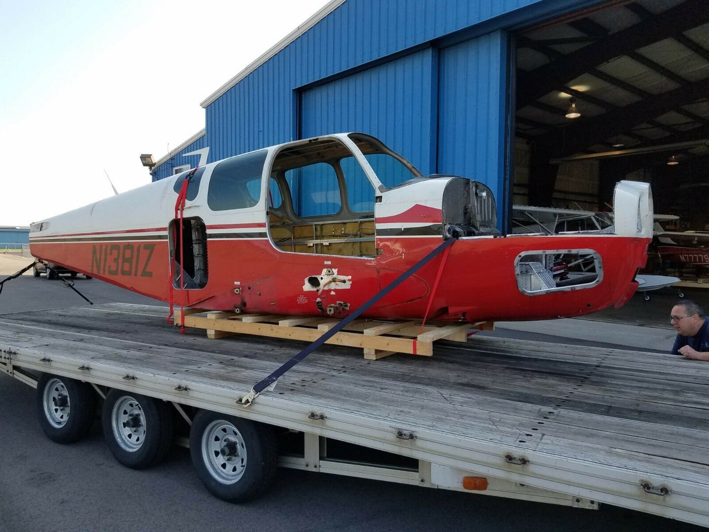 Damaged 1961 Beech / Beechcraft Debonair 35-A33 Fuselage CD-370