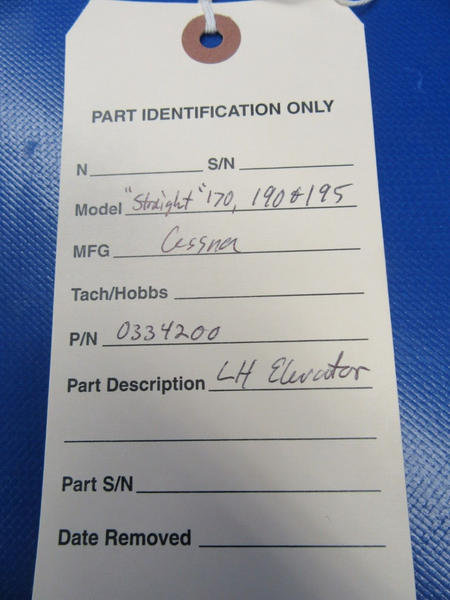 Cessna 170, 190 & 195 LH Elevator P/N 0334200 (0723-22)