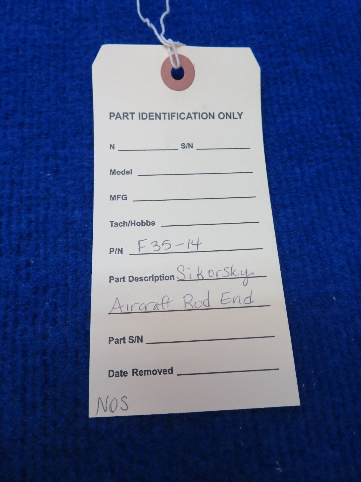Sikorsky Aircraft Rod End P/N F35-14 NOS (0722-26)