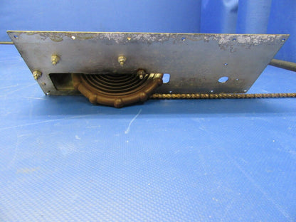 Cessna 172C Wheel Elevator Tab Control  w/ Cover & Bracket 0510127 (0821-590)