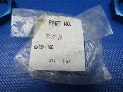 Aviation Nut P/N AN924-16D LOT OF 6 NOS (0224-265)