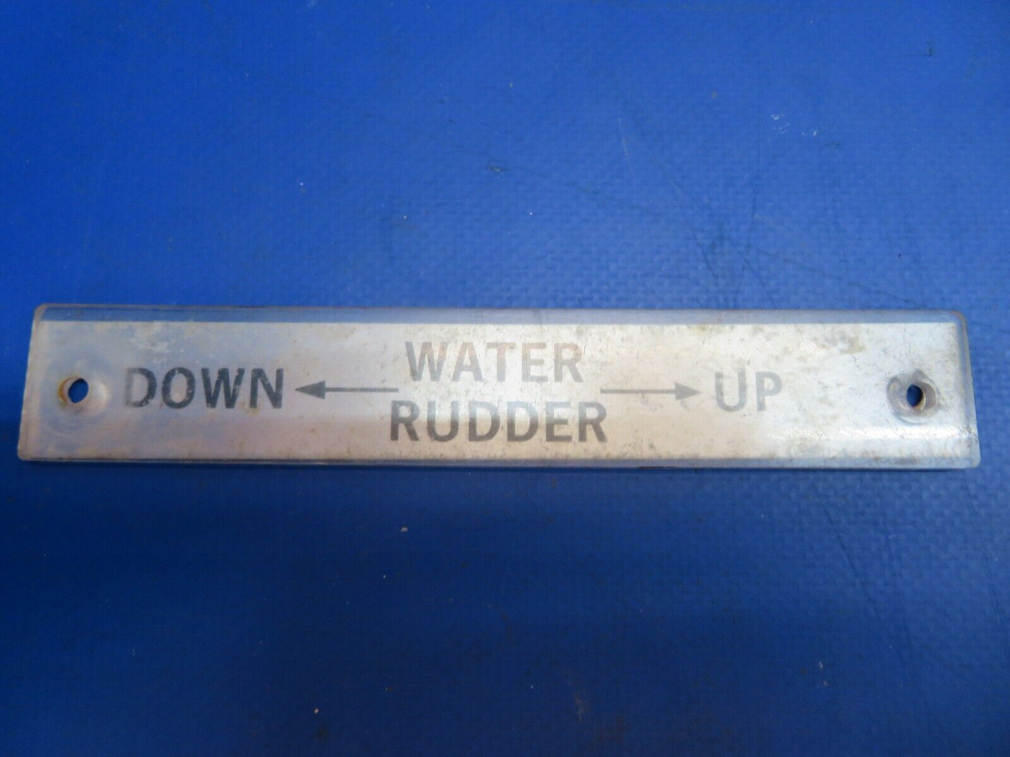 Lake LA-4-200 Water Rudder Placard LOT OF 2 (1222-980)