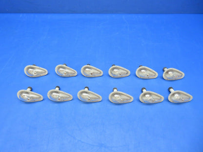 Grimes Aviation Upward Light 13v AN3097-1 Cracked Lenses LOT OF 12 (0923-552)