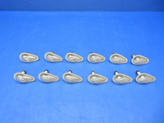 Grimes Aviation Upward Light 13v AN3097-1 Cracked Lenses LOT OF 12 (0923-552)