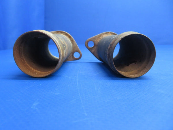 Cessna 172 / 172E Exhaust Stack Inlet  P/N 0450338-14 LOT OF 2 (0223-632)