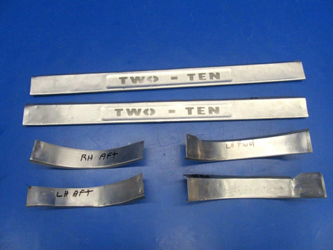 1965 Cessna 210 E Scuff Plates 6 PIECE SET P/N 1200506-1, 1200507-3 (0618-65)